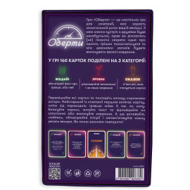 2 ИГРЫ Оберти + Градус (комплект алко игор)